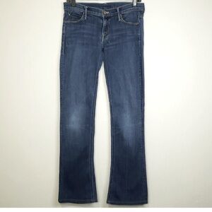 MOTHER Denim The Runaway Flare Low Rise Jeans in Flowers from the Storm Size 28